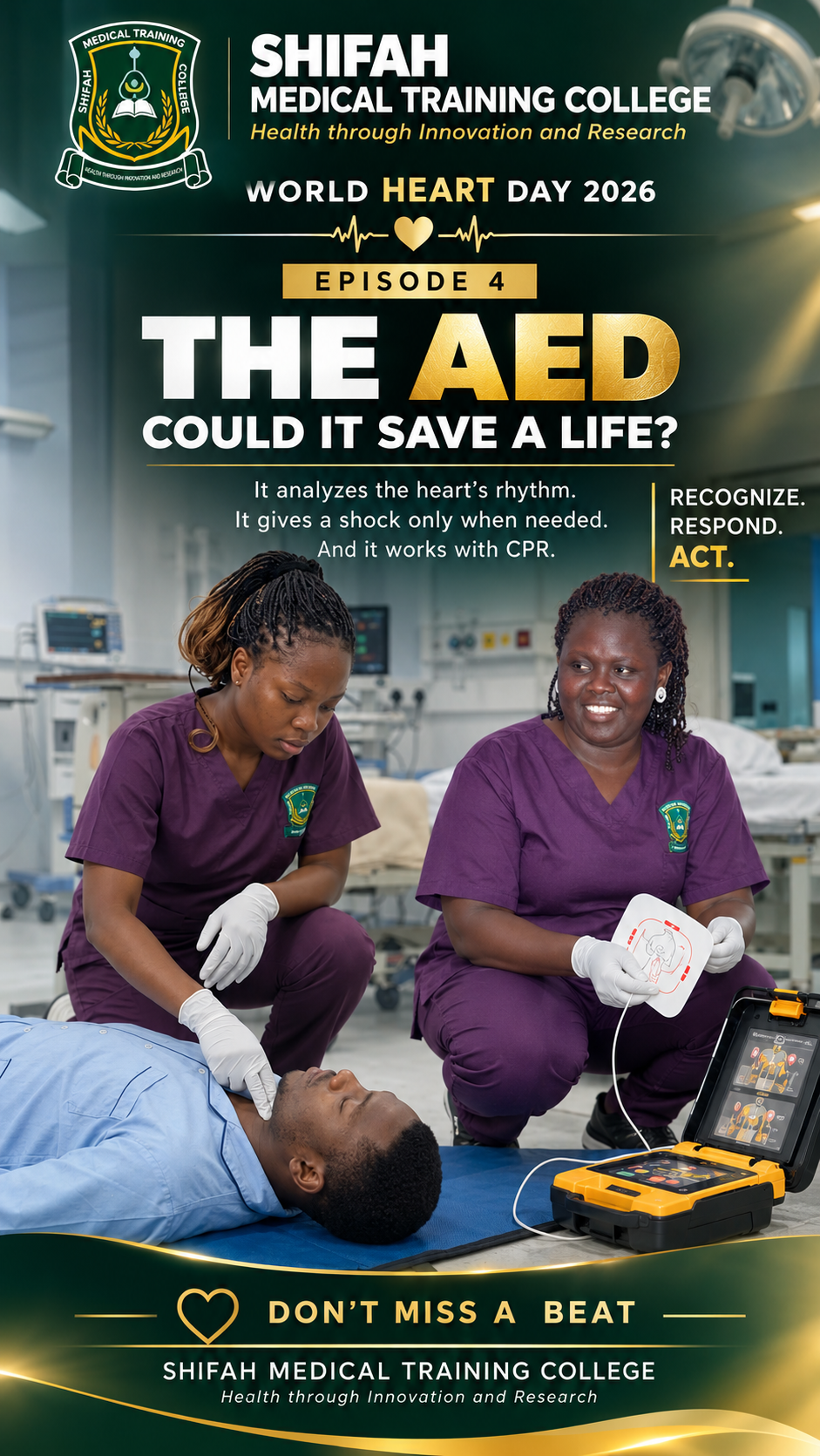 World Heart Day Episode 4: AED — Could It Save a Life?